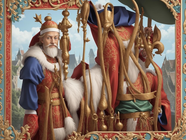 Holenderska tradycja Święty Mikołaj Święto Sinterklaasa 5 grudnia prezenty święto Dut