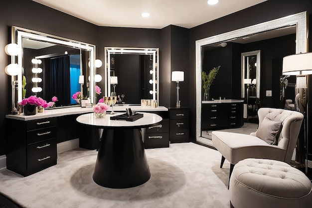 Hollywood Glam Dressing Room