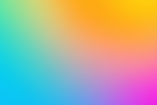 Holograficzny jednorożec kolorowy gradient Modne kolorowe kolory neonowe miękkie niewyraźne tło