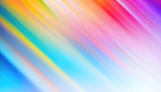 Holograficzny Jednorożec Kolory gradientowe miękkie niewyraźne tło