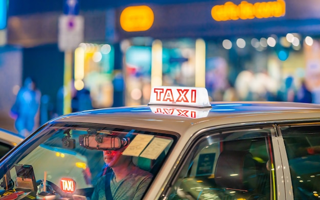 Zdjęcie hong kong taxi service