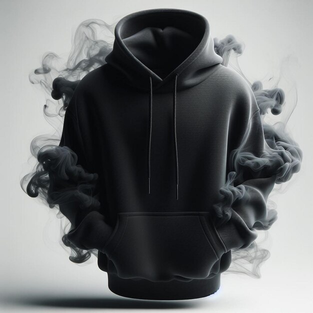 Zdjęcie hoodie mockup odzież moda odzież sweter szablon nowoczesna odzież tkanina widok z przodu casual