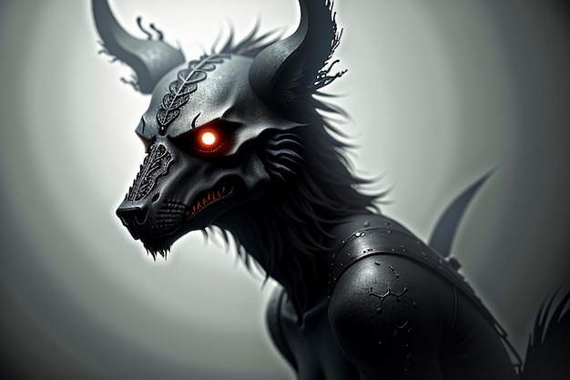 Horror potwór niebezpieczny potwór śmierć postać z gry ilustracja tapeta tło projekt