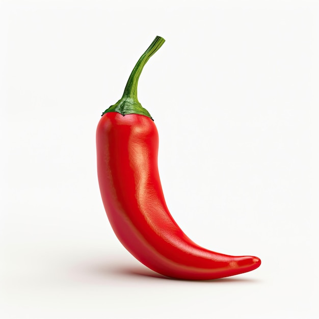 Hot Chili Pepper na białym tle