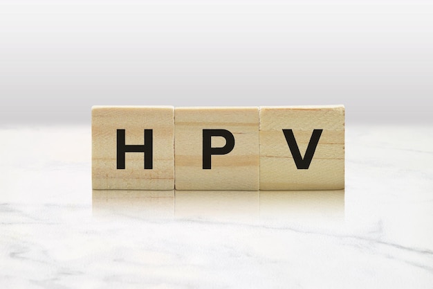 HPV Wood Tile Concept Świadomość zdrowotna