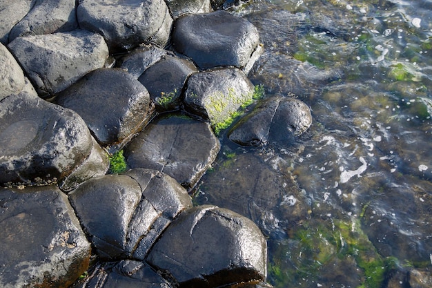 Hrabstwo Giants Causeway Antrim Irlandia Północna