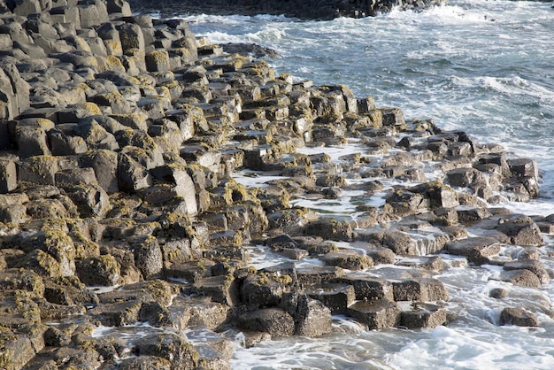 Hrabstwo Giants Causeway Antrim Irlandia Północna