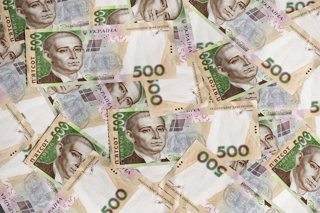 Hrywna ukraiński pieniądze tło