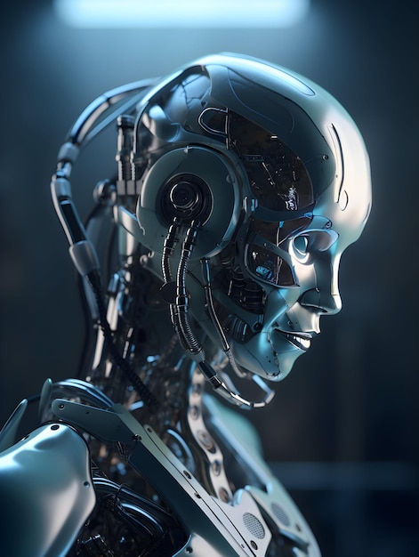 Humanoidalny robot-cyborg