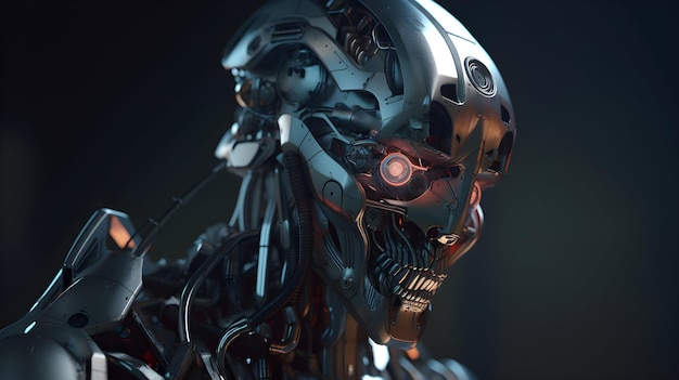 Humanoidalny robot-cyborg