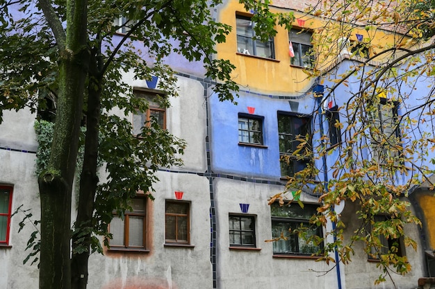 Hundertwasserhaus w Wiedniu Austria