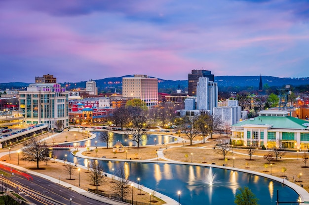 Huntsville Alabama USA Skyline