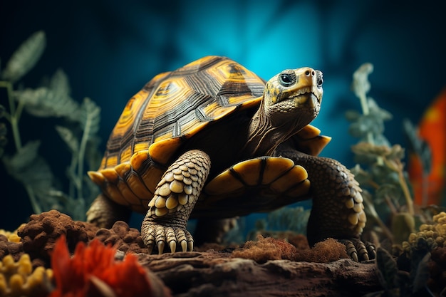 Hyperrealistyczna Żółwia w 4K
