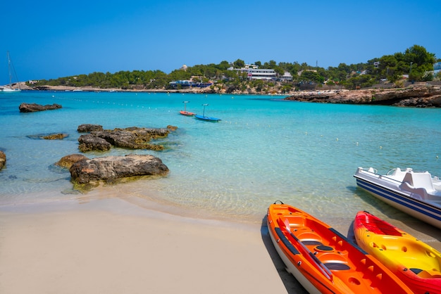 Ibiza Portinatx Plaża Arenal Petit na Balearach
