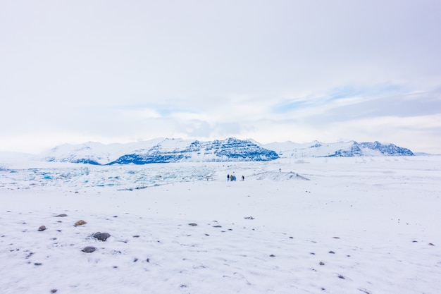 Icebergs W Glacier Lagoon, Islandia