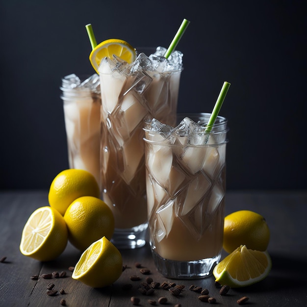 Iced Drinks koktajle mrożona kawa lemoniada