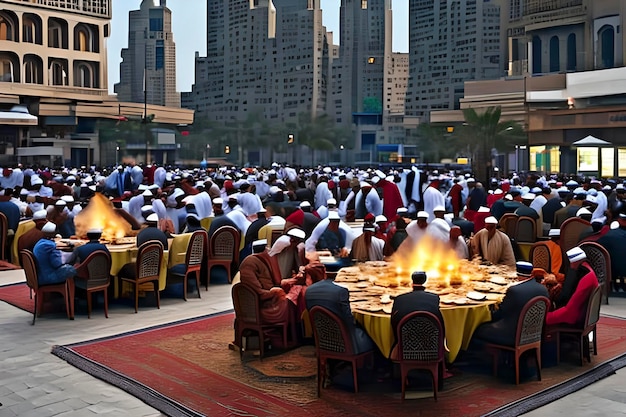 Iftar jest wtedy, gdy muzułmanie przerywają post