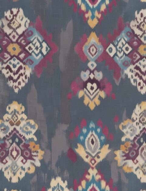 Zdjęcie ikat infusion vibrant design tło