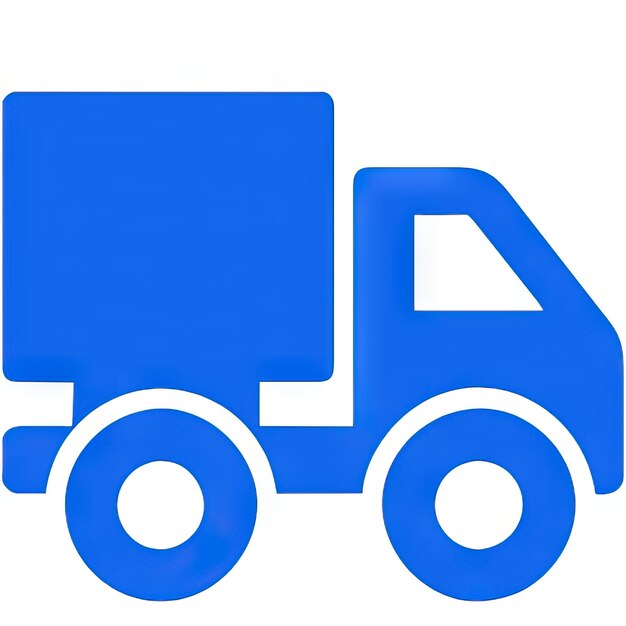 Ikona ciężarówki z prostym wzorem