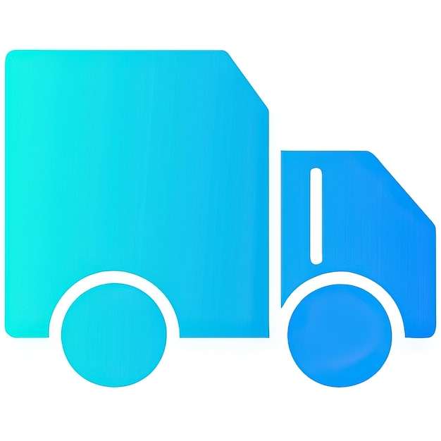 Ikona ciężarówki z prostym wzorem