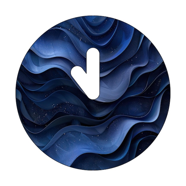 ikona eps zegar jedenaście niebieski gradient tła styl projektowania