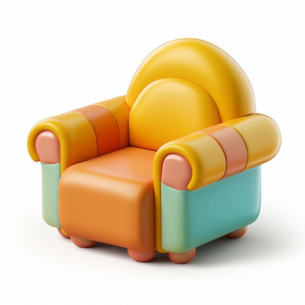 Ikona krzesła 3D