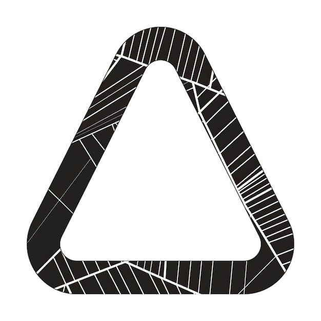 Zdjęcie ikona piramidy zdjęcie z abstrakcyjną teksturą ciemne nowoczesne