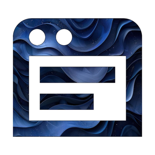 ikona przeglądarki zdjęć niebieski gradient wzór tła