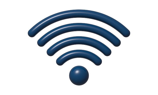 Ikona Wi-Fi 3D