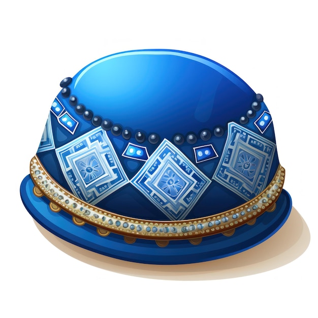 Zdjęcie ikona yarmulke na chanukę