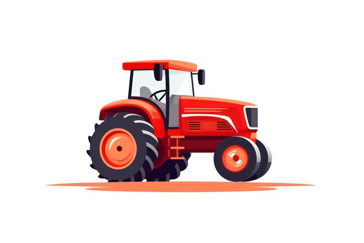 Zdjęcie ikonka ciągnika na białym tle ar 32 v 52 job id 5abb6db55a4a4222a42834e0c1a40daa
