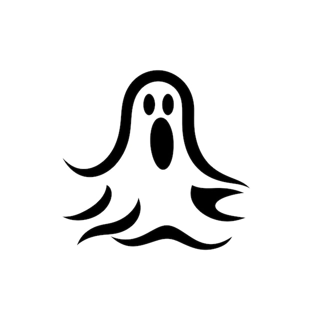 Ikonka ducha z izolowanym tłem Symbol Halloweena Generatywny ai