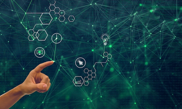 Zdjęcie ikony diagramu schematu technologicznego prasy ręcznej