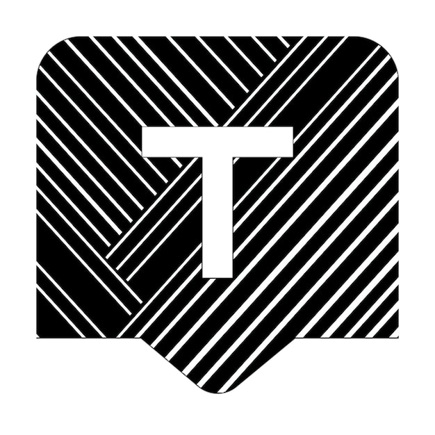 ikony zdjęć ikony wiadomości tekst czarno-białe linie przekątne