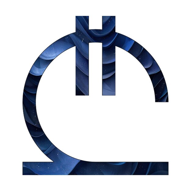 ikony zdjęcie lari znak niebieski gradient tło styl projektowania