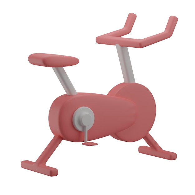 Zdjęcie ilustracja 3d spin bike