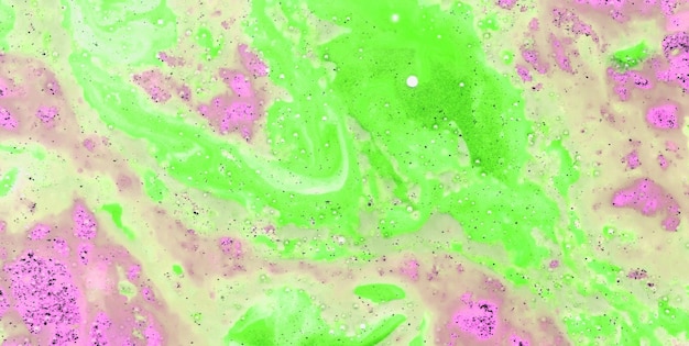 Ilustracja artystyczna Fusion kolorowym tuszem na tle sztuki Grunge Paint