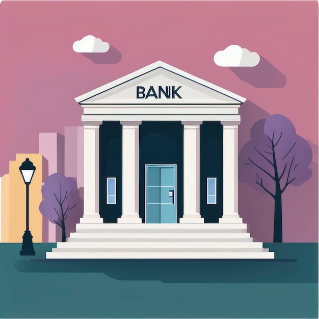 Ilustracja Bankowa Wektor Clip Art