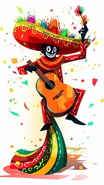 Zdjęcie ilustracja cinco de mayo