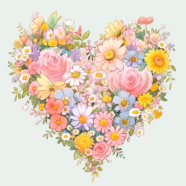 Ilustracja dekoracji kwiatowych