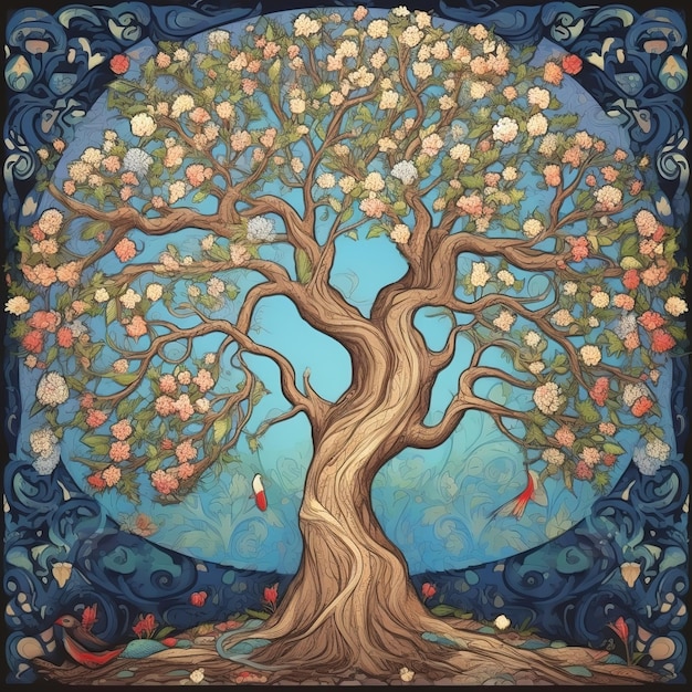 ilustracja drzewa życia