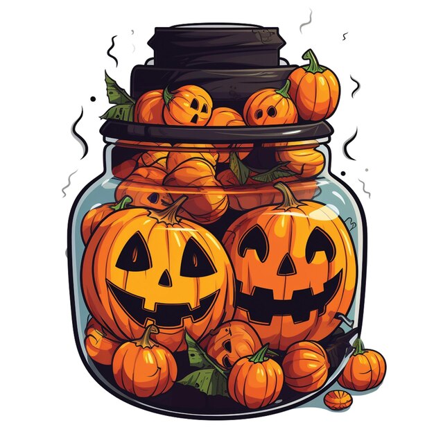 ilustracja dyni z Halloween