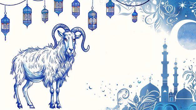 Ilustracja Eid al adha