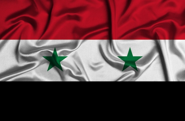 Ilustracja flaga Syrii