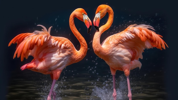 Ilustracja Flamingo