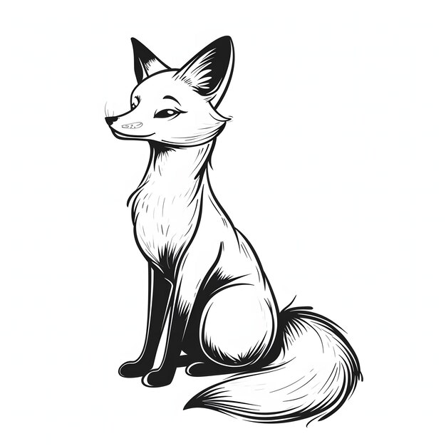 Zdjęcie ilustracja fox