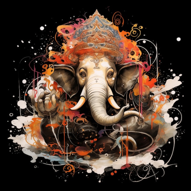 Ilustracja Ganesha