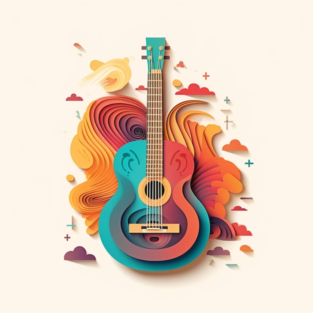 ilustracja gitara