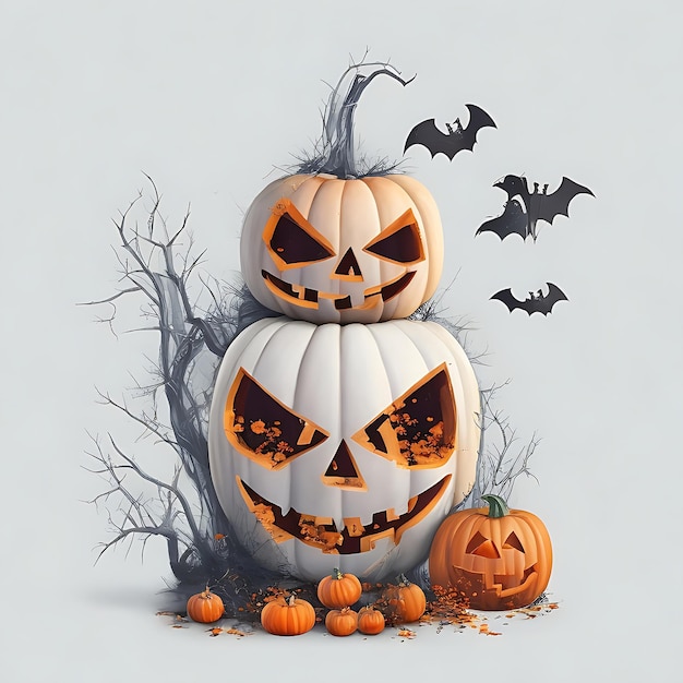 Ilustracja Halloween Art Design Ai wygenerowana w wysokiej rozdzielczości Zdjęcie