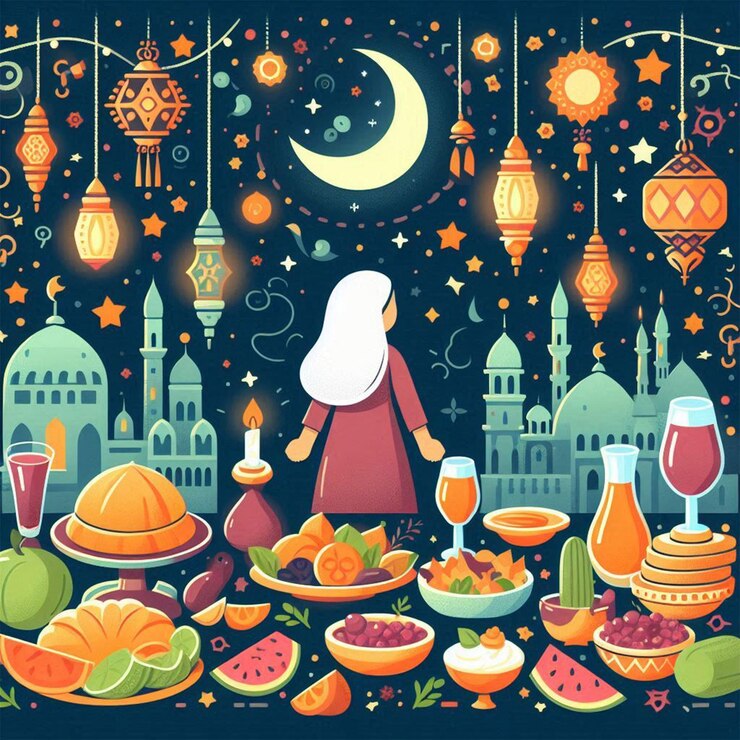 Zdjęcie ilustracja i animacja yalda night